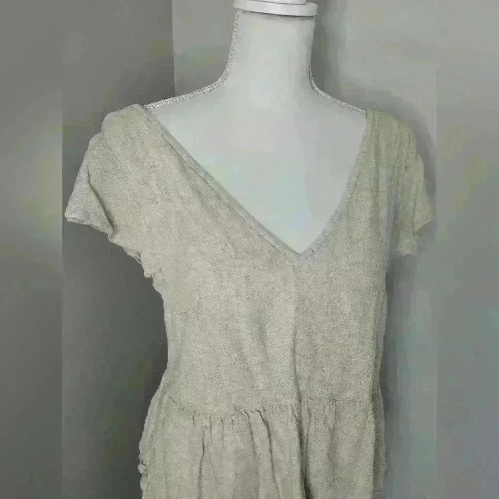 Abercrombie & Fitch Linen Flutter Sleeve - image 5